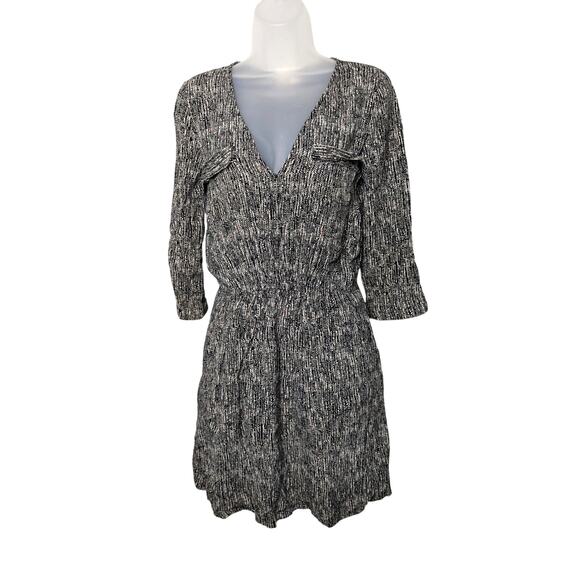 Jolie Jolie Par Petite Mendigote V Neck Long Sleeve Mini Dress Size XS - Picture 1 of 6